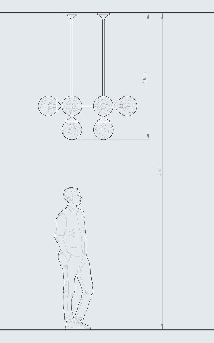 Deckenleuchte 160cm - Palast der Republik