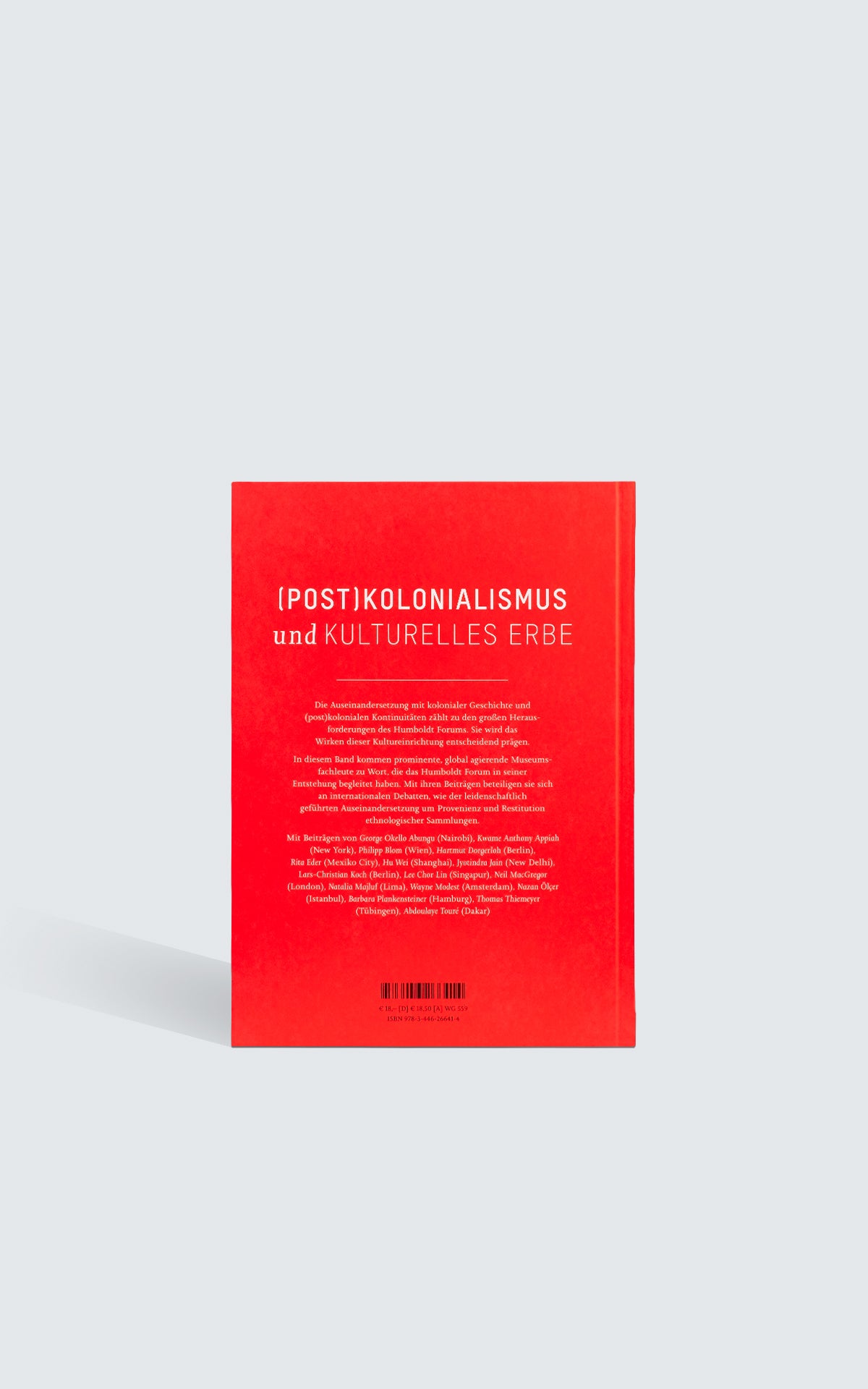 Book - (Post)colonialism and cultural heritage (DE)